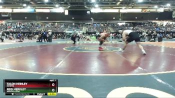 215 lbs Cons. Round 3 - Reid Merkley, Wasatch Utah vs Talon Heinley, Payette