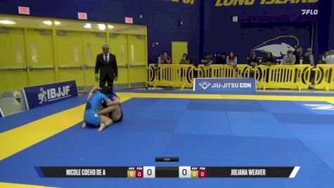 Nicole Coelho De A vs Juliana Weaver 2025 Pan IBJJF Jiu-Jitsu No-Gi Championship