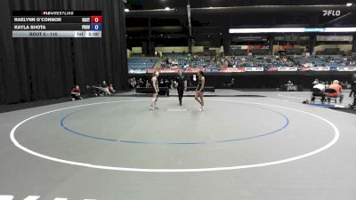 110 lbs Champ. Round 1 - Kayla Shota, University Of Providence vs Raelynn O`Connor, Hastings