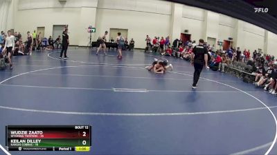 140 lbs Finals (8 Team) - Keilan Dilley, Kansas Cobras vs Wudzie Zaato, Wyoming Twisters