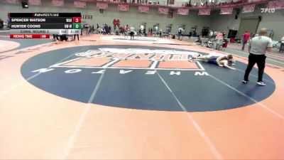 197 lbs Cons. Round 3 - Hunter Coons, Wisconsin-Whitewater vs Spencer Watson, Wabash