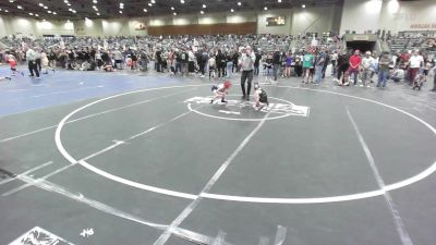 53 lbs Semifinal - Trenton Boisa, Warriors Of Christ vs Bentley Baker, Ravage WC