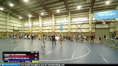 105 lbs Champ. Round 1 - Kailey Nia Companero, Nevada vs Naiomi Kulukulualani-Sales, Hawaii