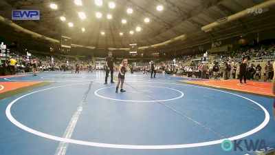 60 lbs Quarterfinal - Tinslynn Burdick, Perry Wrestling Academy vs Harper Atkinson, Wyandotte Youth Wrestling