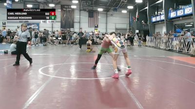 127 lbs Rr Rnd 1 - Cael Hedlund, Ragin Raisins Catawba MS vs Keegan Roegiers, Terps Northeast Elite