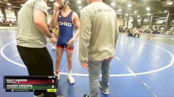 110 lbs Rd# 7- 10:45am Saturday Final Pool - Sully Karmon, Team Ohio vs Madden Sandoval, Aggression Legionaries