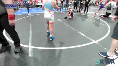 100 lbs 3rd Place - Eastin Province, Collinsville Cardinal Youth Wrestling vs Landon Watson, Wagoner Takedown Club