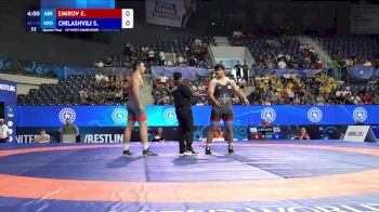 110 kg 1/4 Final - Eldar Emirov, Individual Neutral Athletes vs Saba Chilashvili, Georgia