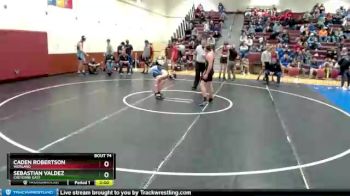 160 lbs Champ. Round 1 - Sebastian Valdez, Cheyenne East vs Caden Robertson, Worland