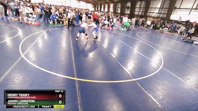 125 lbs Cons. Round 3 - Henry Tingey, Champions Wrestling Club vs Jaxon Langston, Fremont Wrestling