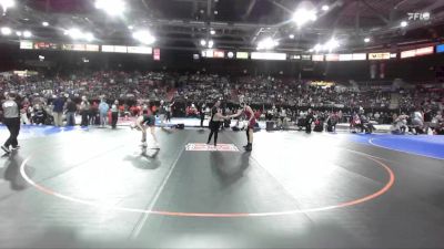 3A 113 lbs Champ. Round 1 - Kash Wangsgard, West Side vs Tadhg McLaimtaig, Priest River