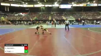 61 lbs Consi Of 8 #1 - Karter Hammers, Team Alaska vs Kellen Frost, Team Aggression