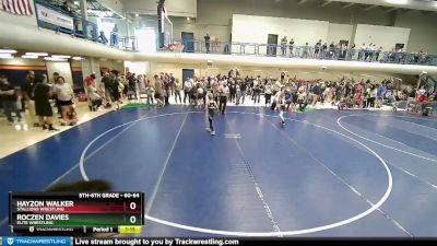 60-64 lbs Round 1 - Hayzon Walker, Stallions Wrestling vs Roczen Davies, Elite Wrestling