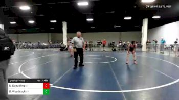 120 lbs Quarterfinal - Sammy Spaulding, NJ vs Grayson Woodcock, OH