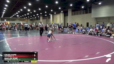 45 lbs Champ Round 1 (16 Team) - Cruize Dupis, Team Misfits vs Braylen Rone, Williamson County WC