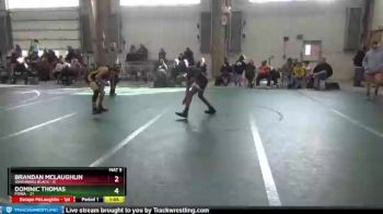 88 lbs Round 2 (4 Team) - Dominic Thomas, POWA vs Brandan McLaughlin, Warhawks Black