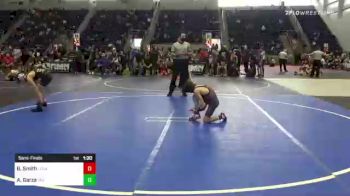 72 lbs Semifinal - Brody Smith, Legacy Boltz vs Anthony Garza, The Club