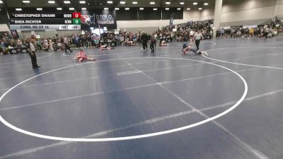 126 lbs Cons. Rd Of 16 - Christopher Swann, Woodshed Wrestling vs Shea Richter, Berge Elite Wrestling Academy
