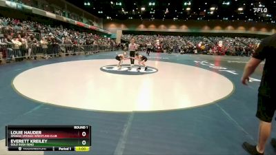 69-74 B Round 1 - Louie Hauder, Spanish Springs Wrestling Club vs Everett Kreiley, Gold Rush Reno