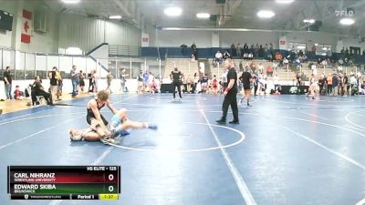 125 lbs Cons. Round 3 - Carl Nihranz, Wrestling University vs Edward Skiba, Brunswick