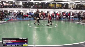 160 lbs Champ. Round 1 - Sierra Pienkowski, Carthage College vs Brynn Green, Albion