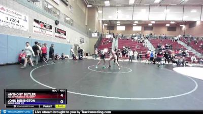 145 lbs Round 2 - Anthony Butler, All In Wrestling Academy vs John Henington, Idaho Grizz WC