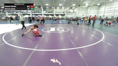 91 lbs Round Of 16 - Mason Regan, Doughboys WC vs Rocco Davis, Top Flight Wrestling Academy