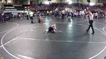 75 lbs Champ. Round 1 - Rustin Fischer, League Of Heroes vs Tate Brabec, Cavalry Wrestling Club