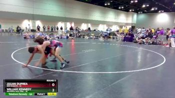 170 lbs Round 5 (6 Team) - Julian Duprea, Red Knights vs William Kennedy, Michiana Vice-Pink