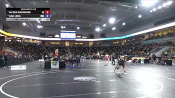 124 lbs Cons. Round 4 - Cali Leng, Iowa vs Jayden Bazemore, Gannon University