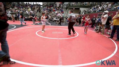 73 lbs Round Of 16 - Kendall Dean, Morris Eagle Wrestling Club vs Damen Macias, Berryhill Wrestling Club