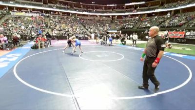 132-2A Quarterfinal - Cooper Barnes, Burlington vs Ethan Hice, Cedaredge