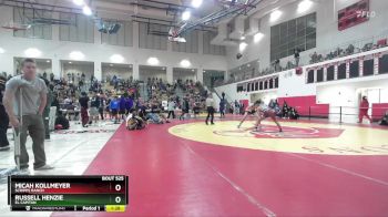 138 lbs Quarterfinal - Russell Henzie, El Capitan vs Micah Kollmeyer, Scripps Ranch