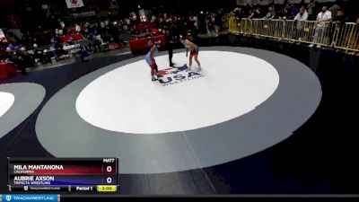 130 lbs Round 2 - Mila Mantanona, California vs Aubrie Axson, Trifecta Wrestling