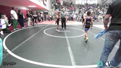 64 lbs Round Of 16 - Messiah Hausler, Raw Wrestling Club vs Aje Carwile, Pin-King All Stars