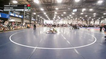 105 lbs Rr Rnd 1 - Dominik Coleman, Team Lil SHUTTs - MS vs Brock Reed, Shamrock Wrestling Club Red - MS