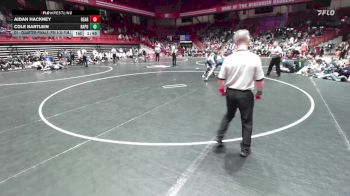 157 lbs D1 - Quarter-finals (fri 5:30 P.m.) - Cole Bartlein, Bay Port vs Aidan Hackney, Reedsburg Area