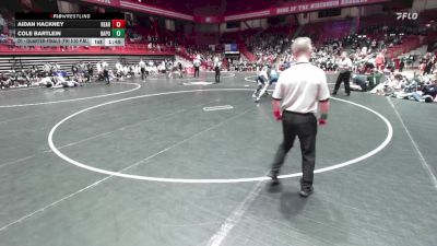157 lbs D1 - Quarter-finals (fri 5:30 P.m.) - Cole Bartlein, Bay Port vs Aidan Hackney, Reedsburg Area