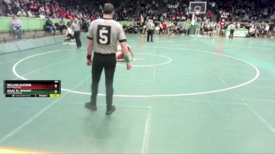 285 lbs Champ. Round 1 - William Glesing, New Palestine vs Isaac El-Shahat, Western Boone