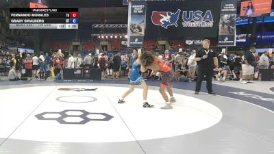 106 lbs Cons. Quarters - Fernando Morales, Texas vs Grady Swalberg, Utah