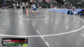 285 lbs Round 1 (16 Team) - Eli Powers, Broken Bow vs Keith Andersen, Kearney JV