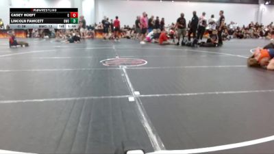 120 lbs Round 3 (4 Team) - Lincoln Fawcett, Blackman Wrestling Club vs Casey Hoeft, Croatan