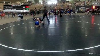 105 lbs 5th Place Match - Fox Pulley, Cleveland Wrestling Club vs Jeremiah Yates, Trojan Elite Wrestling