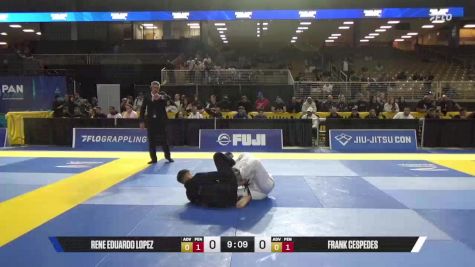 Frank Cespedes vs Rene Eduardo Lopez 2025 Pan Jiu Jitsu IBJJF Championship