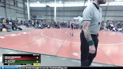 105 lbs Cons. Round 2 - Ty Sutton, New Plymouth vs Micah Ridgeway, New Plymouth