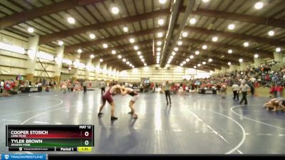 190 lbs Champ. Round 2 - Cooper Stosich, Lone Peak vs Tyler Brown, Spanish Fork