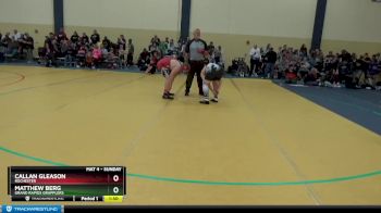 Round 2 - Callan Gleason, Rochester vs Matthew Berg, Grand Rapids Grapplers