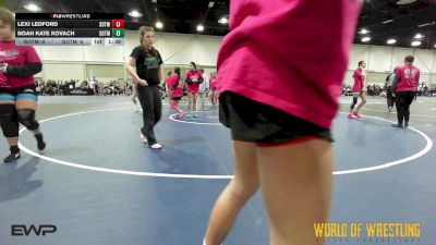 100 lbs Rr Rnd 1 - Lexi Ledford, SOTM Lady Outlaw Little vs Noah Kate Kovach, SOTM Big