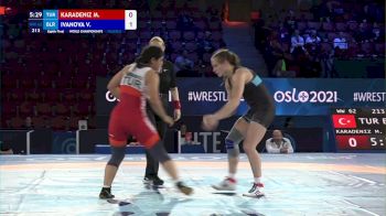 62 kg 1/8 Final - Merve Karadeniz, Turkey vs Veranika Ivanova, Belarus