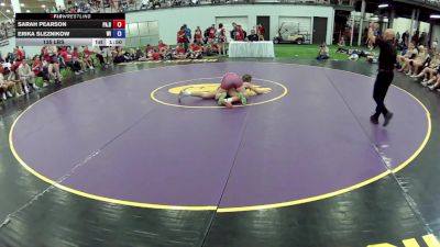 135 lbs Sarah Pearson, Pennsylvania Blue vs Erika Sleznikow, Wisconsin